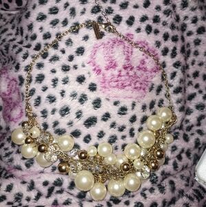 The Limited Bauble Ivory Pearl & Crystal Necklace